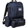 CVLIFE Tactical Backpack Military Army Rucksack 60L Large Assault Pack Detachable Molle Bag(Blue)