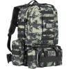 CVLIFE Tactical Backpack Military Army Rucksack 60L Large Assault Pack Detachable Molle Bag(Shadowstand)