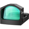 CVLIFE WolfCloak X04 Motion Awake Green Dot Sight for RMR Cut Footprint, 3 MOA Green Dot Open Reflex Sight, 24mm Lens Optics Scope for Full-Sized Pistols, Adapter for Glock MOS & 21mm Picatinny Base