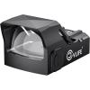 CVLIFE WolfCovert Motion Awake Pistol Red/Green Dot Sight for Doctor Cut Footprint, 3 MOA Red Dot 1X24mm Open Reflex Sight, Full Size Optics with Adapter Plate for MOS & Picatinny, Handgun Scope(Green Dot)