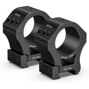 CVLIFE 30mm Scope Rings Mount 7075 Aluminum Compatible with Picatinny Rails and More – 2 Pieces(High)