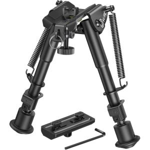 CVLIFE 6-9 Inches Bipod with Adapter for M-Rail(Aluminum)