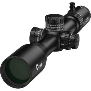 CVLIFE BearMight ED 6-24×50 FFP Rifle Scope – ED Glass, Zero Stop, Illuminated MOA Reticle, Side Focus Parallax Adjustment – First Focal Plane – Long Range Rifle Scope for Hunting – 34mm Tube