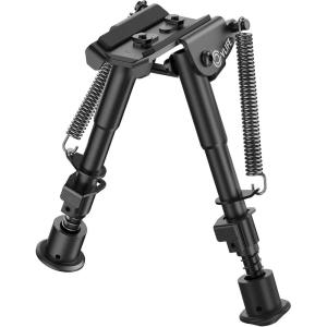 CVLIFE Bipod 6-9 Inch Lightweight Rifle Bipod for M-Rail Attach Directly for Hunting and Shooting(Aluminum)