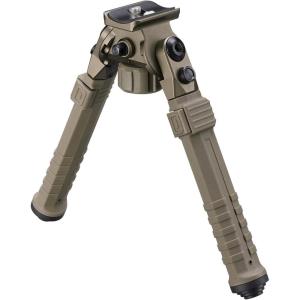 CVLIFE Bipod Mount to Sling Swivel Stud Rifle Bipod, Made of Aluminum and High-Strength Polymer, Adjustable Height and Angle, Stable and Sturdy(Flat Dark Earth)