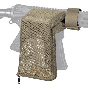 CVLIFE Brass Shell Catcher Cartridge Collector Mesh Heat Resistant Padded Mesh Brass Casing Catcher with Zippered Bottom Quick Release Brass Catcher(sand)