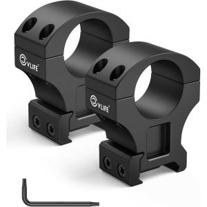 CVLIFE Precision 1 Inch Scope Rings Scope Mount – 2 Pieces(Extra High)