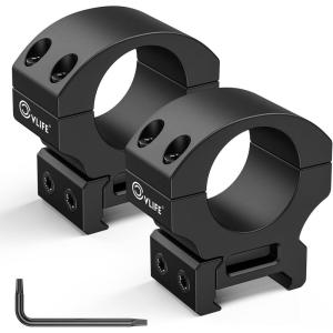 CVLIFE Precision 1 Inch Scope Rings Scope Mount – 2 Pieces(Medium)