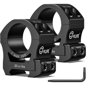 CVLIFE Precision Scope Rings Mount – Compatible with Picatinny Rails and More – 2 Pieces(Medium)