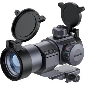 CVLIFE Red Green Dot Scope Reflex Sight for 20mm Cantilever Mount(Gray)