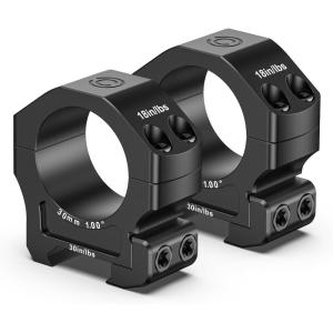 CVLIFE Scope Rings Mount – 7075 Aluminum Precision Scope Rings for Picatinny Rails – 2 Pieces(Medium)