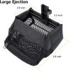 CVLIFE Thickened Brass Catcher, Heat Resistant Premium Nylon Shell Catcher, Zipper Bottom Brass Collector with Two Picatinny Rail Mount,Black and Green.(Black)