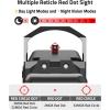 CVLIFE WolfCovert Multiple Reticle Red Dot Sight,Compatible with RMR, Motion Awake 2 MOA Dot 32 MOA Circle Optic, Full-Sized Handgun Scope with Adapter Plate for MOS & 21mm Picatinny Mount