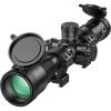 CVLIFE BearPower 5-25×50 FFP Rifle Scope – First Focal Plane with MOA Illuminated Reticle, Zero Stop, Parallax Adjustment, Scope Rings – Long Range Hunting Scope 30mm Tube