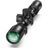 CVLIFE JackalHowl F02 4-12×40 Rifle Scope – 1 Inch Tube SFP Rifle Scope with 20mm Scope Rings – BDC Reticle – Second Focal Plane