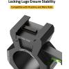 CVLIFE 30mm Scope Rings – Precision Scope Mount with Integrated Level Bubble for Picatinny and More Rails – 2 Pieces(High)