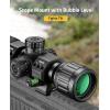 CVLIFE 30mm Scope Rings – Precision Scope Mount with Integrated Level Bubble for Picatinny and More Rails – 2 Pieces(Medium)