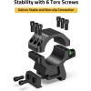 CVLIFE 30mm Scope Rings – Precision Scope Mount with Integrated Level Bubble for Picatinny and More Rails – 2 Pieces(Medium)