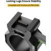 CVLIFE 30mm Scope Rings – Precision Scope Mount with Integrated Level Bubble for Picatinny and More Rails – 2 Pieces(Medium)