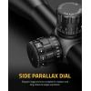 CVLIFE BearPower 3-18×50 FFP Scope – First Focal Plane Scope with MOA Illuminated Reticle, Zero Stop, Zero Reset, Parallax Adjustment – 30mm Tube with Scope Rings