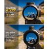 CVLIFE Eaglefeather 3X/4X/5X Compact Magnifier with Quick-Release Mount, 3.54″/3.35″/3.14″ Eye Relief,Large Field of View,Flip-to-Side red dot Magnifier, 2000G Shockproof,Absolute&Lower 1/3 Co-Witness(5X)