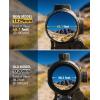 CVLIFE Eaglefeather 3X/4X/5X Compact Magnifier with Quick-Release Mount, 3.54″/3.35″/3.14″ Eye Relief,Large Field of View,Flip-to-Side red dot Magnifier, 2000G Shockproof,Absolute&Lower 1/3 Co-Witness(3X)