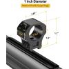 CVLIFE Precision 1 Inch Dovetail Scope Rings with 1 Stop Pin – Fit 11mm and 3/8 inch Dovetail Rail – 2 Pieces(Medium)