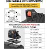 CVLIFE WildHawk X Z03 Solar Red Dot for RMS/RMSC, Multi-Reticle 2MOA & 32MOA Circle Pistol Sight, 3500G Shockproof Motion Awake Handgun Red Dot, Multi-Coating lens, with Adapter for RMR/MOS/Picatinny.