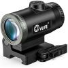 CVLIFE Eaglefeather 3X/4X/5X Compact Magnifier with Quick-Release Mount, 3.54″/3.35″/3.14″ Eye Relief,Large Field of View,Flip-to-Side red dot Magnifier, 2000G Shockproof,Absolute&Lower 1/3 Co-Witness(3X)