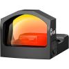 CVLIFE WolfCloak Motion Awake Red Dot Sight for RMR Footprint, 2 MOA Reflex Sight for Full-Sized Pistols, 1500G Shockproof Optics Scope with 0.33″ Low Profile, Adapter for Glock MOS and 21mm Picatinny