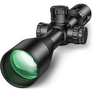 CVLIFE BearPower 3-18×50 FFP Scope – First Focal Plane Scope with MOA Illuminated Reticle, Zero Stop, Zero Reset, Parallax Adjustment – 30mm Tube with Scope Rings