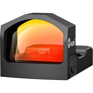 CVLIFE WolfCloak Motion Awake Red Dot Sight for RMR Footprint, 2 MOA Reflex Sight for Full-Sized Pistols, 1500G Shockproof Optics Scope with 0.33″ Low Profile, Adapter for Glock MOS and 21mm Picatinny