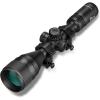 CVLIFE EagleFeather 2.5-10X50 AO Rifle Scope, Medium Range Scope with Red/Green Illuminated Mil-dot Reticle and Front Parallax Adjustment, 1 inch Tube