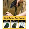 CVLIFE Gun Cleaning Kit for 9mm/.22/.223/5.56mm/12GA/.38/.357 – Gun Cleaner, Cleaning Brushes, Picks, 2 Empty Oil Bottles, Patches & Swabs for Pistols/Rifles/Shotguns