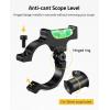 CVLIFE Scope Level and Scope Rings for 30mm Tubes Anti-cant 30mm Scope Bubble Level 1 Inch Ring Center Height Scope Mount Compatible with Picatinny Rails Aluminum Alloy