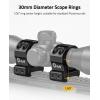 CVLIFE Scope Level and Scope Rings for 30mm Tubes Anti-cant 30mm Scope Bubble Level 1 Inch Ring Center Height Scope Mount Compatible with Picatinny Rails Aluminum Alloy