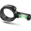 CVLIFE Scope Level with Plastic Reducer Ring Fits 30mm/34mm Scope Tubes Anti-cant Scope Leveling Kit Low-profile Bubble Level Tool