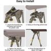 CVLIFE Bipod, 6-9 Inch Adjustable Super Duty Bipod, Flat Dark Earth