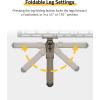 CVLIFE Rifle Bipod Compatible with M-Rail Bipods for Rifles Made of Aluminum and Lightweight High-Strength Polymer Height Adjustment for Hunting and Shooting(Flat Dark Earth)