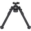 CVLIFE Rifle Bipod Quick Release Picatinny Bipod 360 Degree Swivel Adjustable Height Made of Lightweight High-Strength Polymer and Aluminum for Shooting and Hunting(Black)