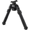 CVLIFE Rifle Bipod Compatible with M-Rail Bipods for Rifles Made of Aluminum and Lightweight High-Strength Polymer Height Adjustment for Hunting and Shooting(Black)