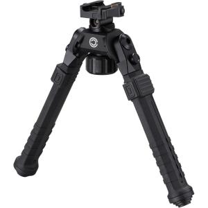 CVLIFE Rifle Bipod Quick Release Picatinny Bipod 360 Degree Swivel Adjustable Height Made of Lightweight High-Strength Polymer and Aluminum for Shooting and Hunting(Black)