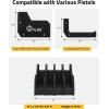 CVLIFE Foam Pistol Rack for Gun Safe Shelf Pistol Holder Gun Safe Cabinet Accessories Handgun Rack Pistol Stand for Storage 6 Slots 8 Slots(4 Slots)
