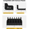CVLIFE Foam Pistol Rack for Gun Safe Shelf Pistol Holder Gun Safe Cabinet Accessories Handgun Rack Pistol Stand for Storage 6 Slots 8 Slots(6 Slots)