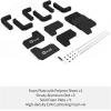 CVLIFE Foam Pistol Rack for Gun Safe Shelf Pistol Holder Gun Safe Cabinet Accessories Handgun Rack Pistol Stand for Storage 6 Slots 8 Slots(6 Slots)