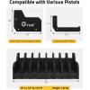 CVLIFE Foam Pistol Rack for Gun Safe Shelf Pistol Holder Gun Safe Cabinet Accessories Handgun Rack Pistol Stand for Storage 6 Slots 8 Slots(8 Slots)