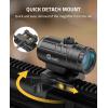 CVLIFE 3X Red Dot Magnifier with Quick-Release and Flip-to-Side Mount,2.95in Eye Relief,Absolute and Lower 1/3 Co-Witness Red Dot Sight with Magnifier,1000G Shockproof & IP67 Waterproof