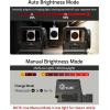 CVLIFE WildHawk Enclosed Auto-Brightness Red/Green Dot Sight for RMS RMSc, Circle & 2MOA Dot Motion Awake Reflex Sight Optic Scope for Compact Pistol, 3500G Shockproof, Adapter for MOS/RMR/Picatinny(Red 2 MOA Dot & 32 MOA Circle)