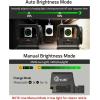CVLIFE WildHawk Enclosed Auto-Brightness Red/Green Dot Sight for RMS RMSc, Circle & 2MOA Dot Motion Awake Reflex Sight Optic Scope for Compact Pistol, 3500G Shockproof, Adapter for MOS/RMR/Picatinny(Green 2 MOA Dot & 38 MOA Circle)