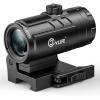 CVLIFE 3X Red Dot Magnifier with Quick-Release and Flip-to-Side Mount,2.95in Eye Relief,Absolute and Lower 1/3 Co-Witness Red Dot Sight with Magnifier,1000G Shockproof & IP67 Waterproof